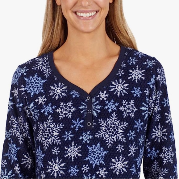 NWT Nautica 2pc Fleece PJ Set with Pockets!! - Picture 3 of 7